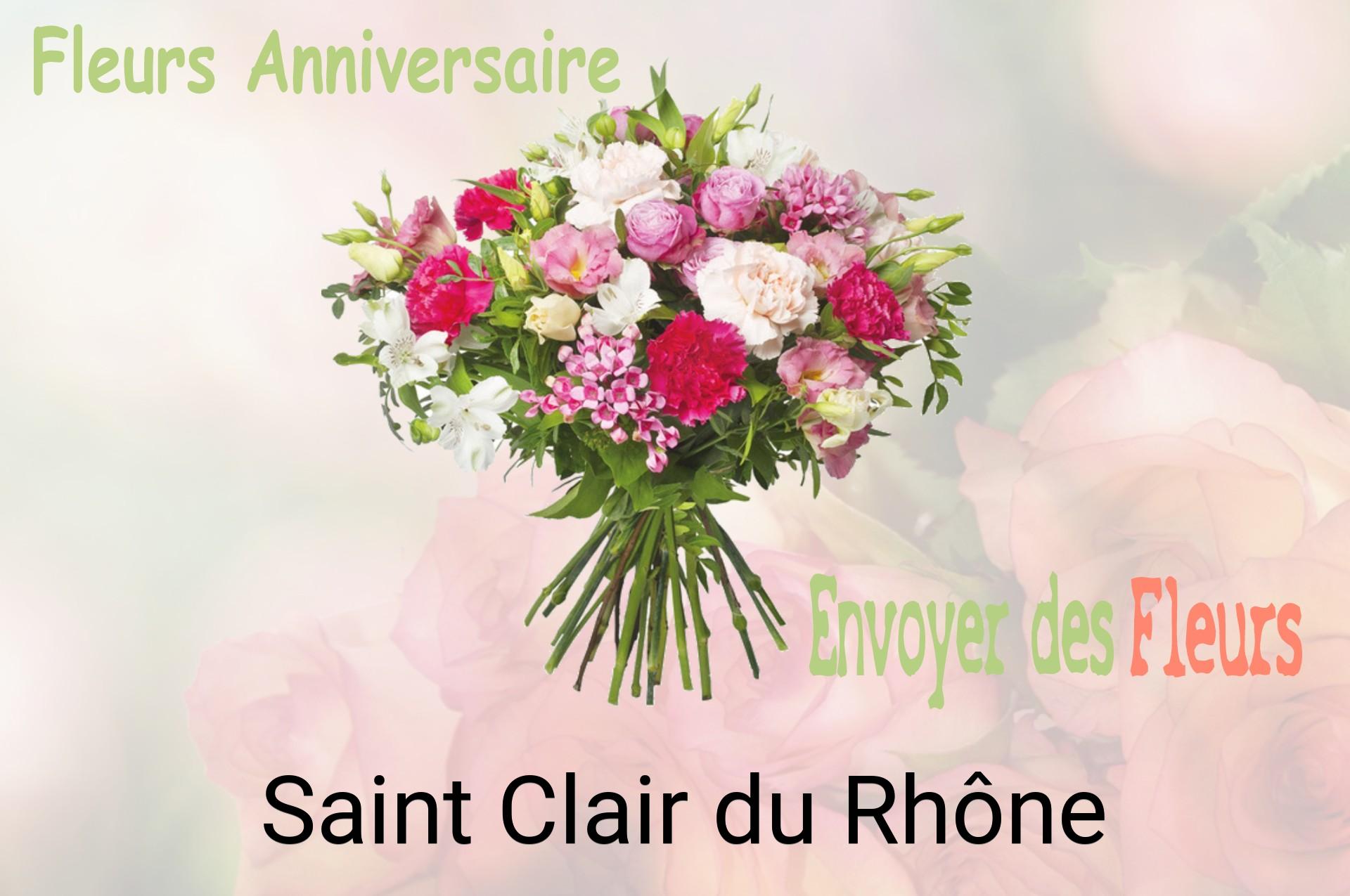 Bouquet de fleurs d’anniversaire livré à Saint-Clair-du-Rhône